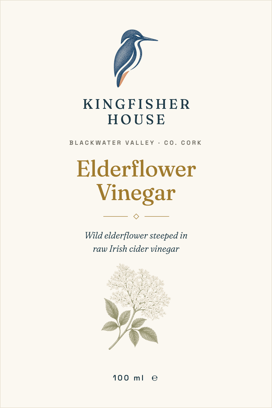 Elderflower Vinegar front label