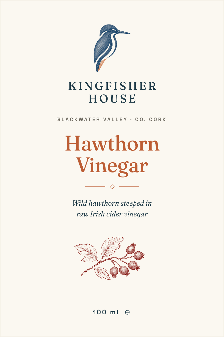 Hawthorn Vinegar front label