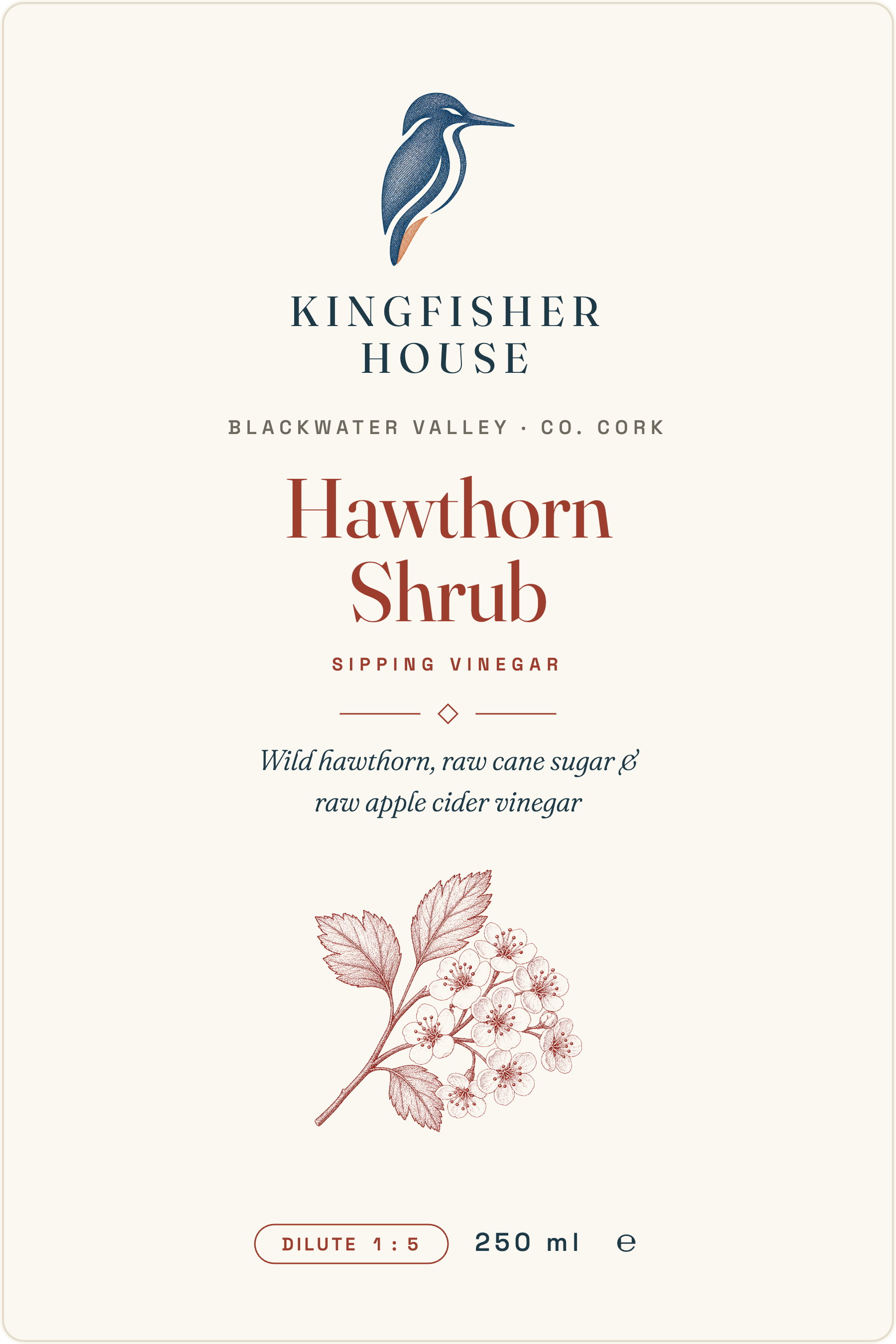 Hawthorn Shrub front label